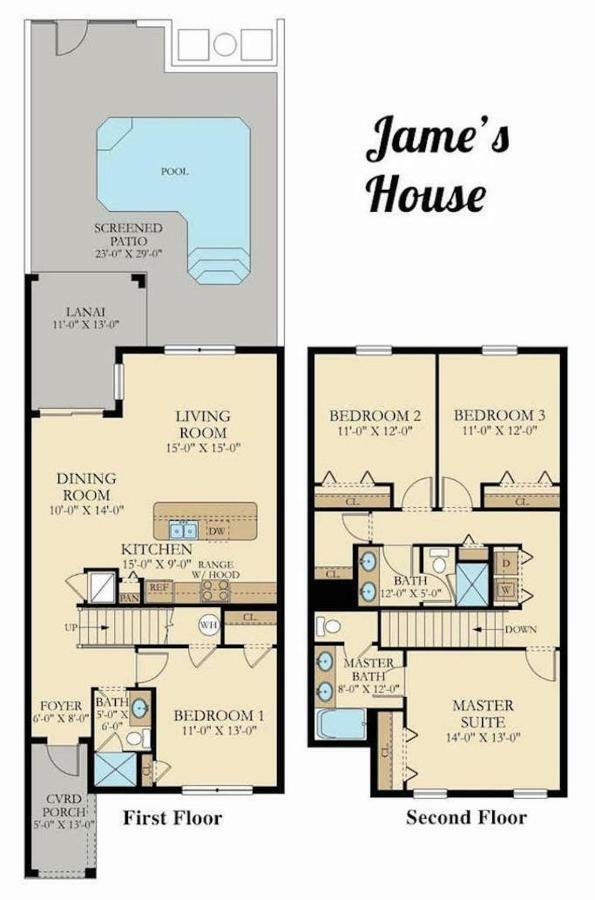 I - New 4 Bedroom Home - 5 Miles To Disney - Free Water Park - Private Pool Kissimmee Exterior photo